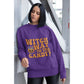 Witch Way to the Candy Halloween Sweatshirt – Bella+Canvas 3501 Unisex Pullover – Spooky Funny Fall Sweater (S–3XL, Multiple Colors)