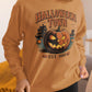 Halloween Town Sweatshirt – Vintage Pumpkin Graphic – Bella Canvas 3501 – Halloween Crewneck – Spooky Season Shirt – Unisex S-3XL