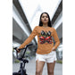 Spooky Cherry Halloween Bow Sweatshirt – Cute & Creepy Fall Vibes