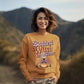 Baddest Witch in Town Retro Halloween Bella+Canvas 3501 Sweatshirt – Spooky Cute Fall Outfit