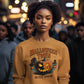 Halloween Town Sweatshirt – Vintage Pumpkin Graphic – Bella Canvas 3501 – Halloween Crewneck – Spooky Season Shirt – Unisex S-3XL