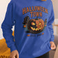 Halloween Town Sweatshirt – Vintage Pumpkin Graphic – Bella Canvas 3501 – Halloween Crewneck – Spooky Season Shirt – Unisex S-3XL