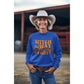Witch Way to the Candy Halloween Sweatshirt – Bella+Canvas 3501 Unisex Pullover – Spooky Funny Fall Sweater (S–3XL, Multiple Colors)