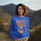 Baddest Witch in Town Retro Halloween Bella+Canvas 3501 Sweatshirt – Spooky Cute Fall Outfit