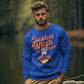 Baddest Witch in Town Retro Halloween Bella+Canvas 3501 Sweatshirt – Spooky Cute Fall Outfit