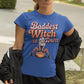 Baddest Witch in Town Retro Halloween Bella+Canvas 3001 T-Shirt – Spooky Cute Fall Tee