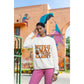Witch Way to the Candy Halloween Sweatshirt – Bella+Canvas 3501 Unisex Pullover – Spooky Funny Fall Sweater (S–3XL, Multiple Colors)