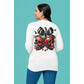 Spooky Cherry Halloween Bow Sweatshirt – Cute & Creepy Fall Vibes