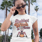 Baddest Witch in Town Retro Halloween Bella+Canvas 3001 T-Shirt – Spooky Cute Fall Tee