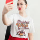Baddest Witch in Town Retro Halloween Bella+Canvas 3001 T-Shirt – Spooky Cute Fall Tee