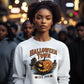 Halloween Town Sweatshirt – Vintage Pumpkin Graphic – Bella Canvas 3501 – Halloween Crewneck – Spooky Season Shirt – Unisex S-3XL