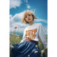 Witch Way to the Candy Halloween Sweatshirt – Bella+Canvas 3501 Unisex Pullover – Spooky Funny Fall Sweater (S–3XL, Multiple Colors)