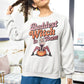 Baddest Witch in Town Retro Halloween Bella+Canvas 3501 Sweatshirt – Spooky Cute Fall Outfit