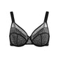 The large-sized underwear with thin mesh fabric gathers the French sexiness of the bra Skin color