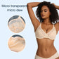 The large-sized underwear with thin mesh fabric gathers the French sexiness of the bra Skin color