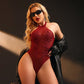 Water-soluble floral see-through hot girl slimming underwear