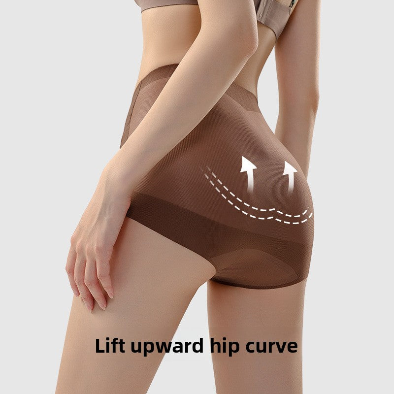 High-waisted seamless underwear, triangle shorts