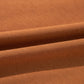 Close-up of a folded, solid brown, slightly stretchy fabric.
