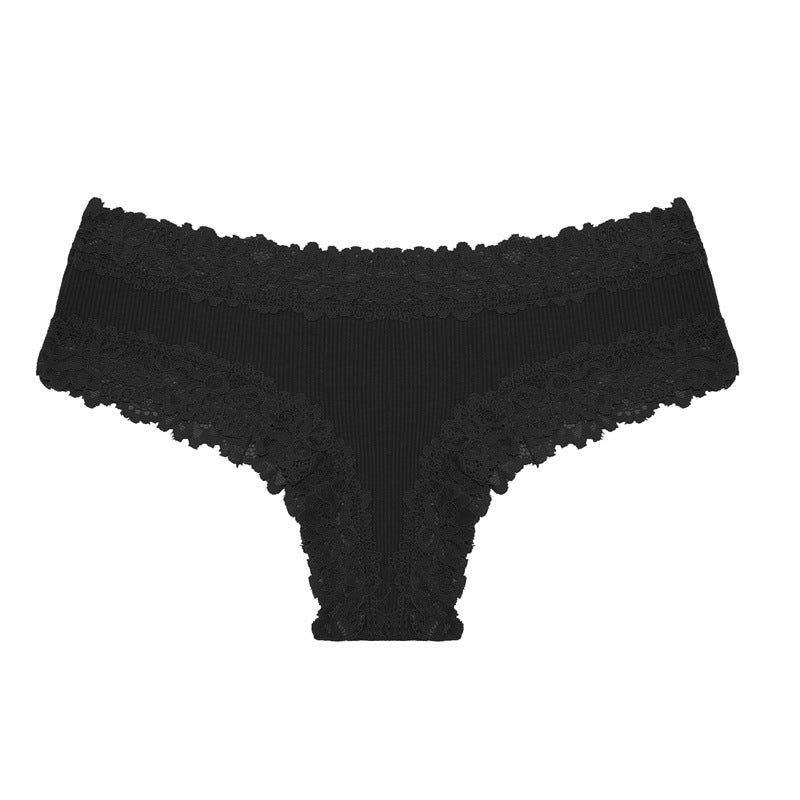 Women's cotton-lined thong underwear
