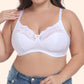 Large size bra ultra-thin lace black sexy underwear bra cross-border supply 38-50FGH