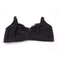 Large size bra ultra-thin lace black sexy underwear bra cross-border supply 38-50FGH