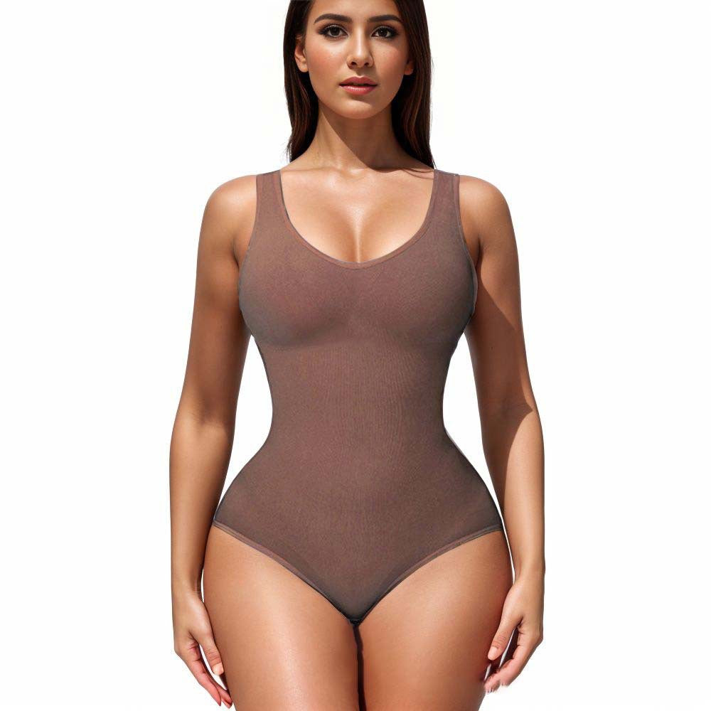 Tight-fitting abdominal-restricting women's underwear set