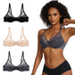 underwear women's breathable and comfortable soft steel ring top