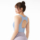 Women's One-piece high-strength shockproof sports underwear plus size push up outdoor fitness bra chubby girl yoga vest