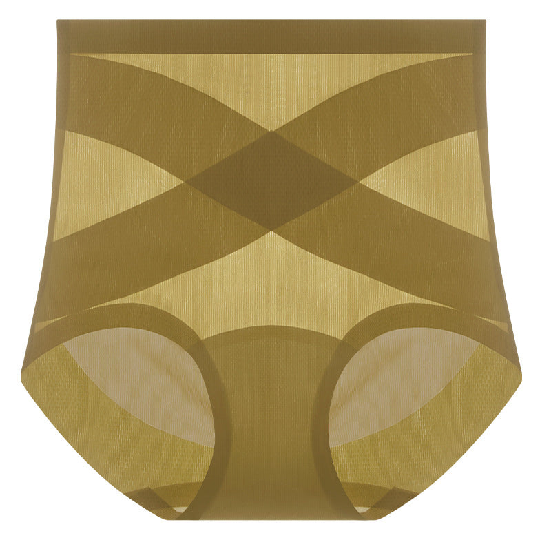 High-waisted seamless underwear, triangle shorts