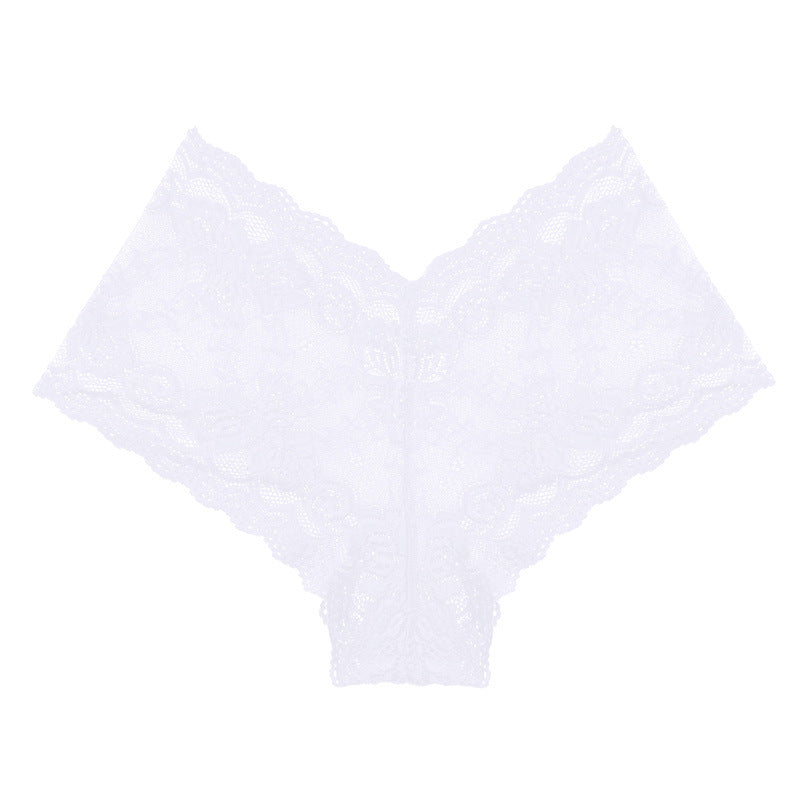 Ladies Lace Underwear Soft Floral Briefs