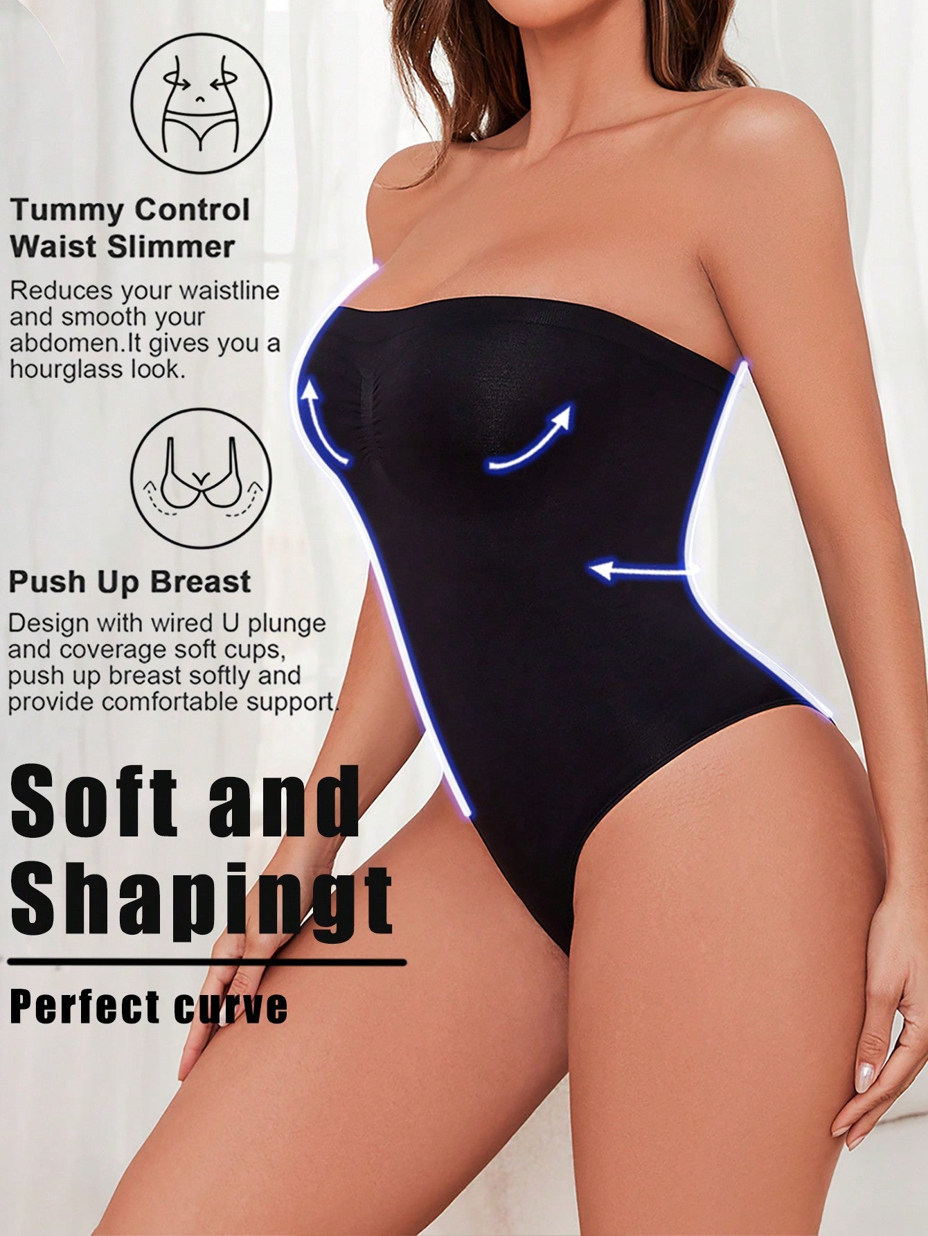 Strapless dress jumpsuit underwear