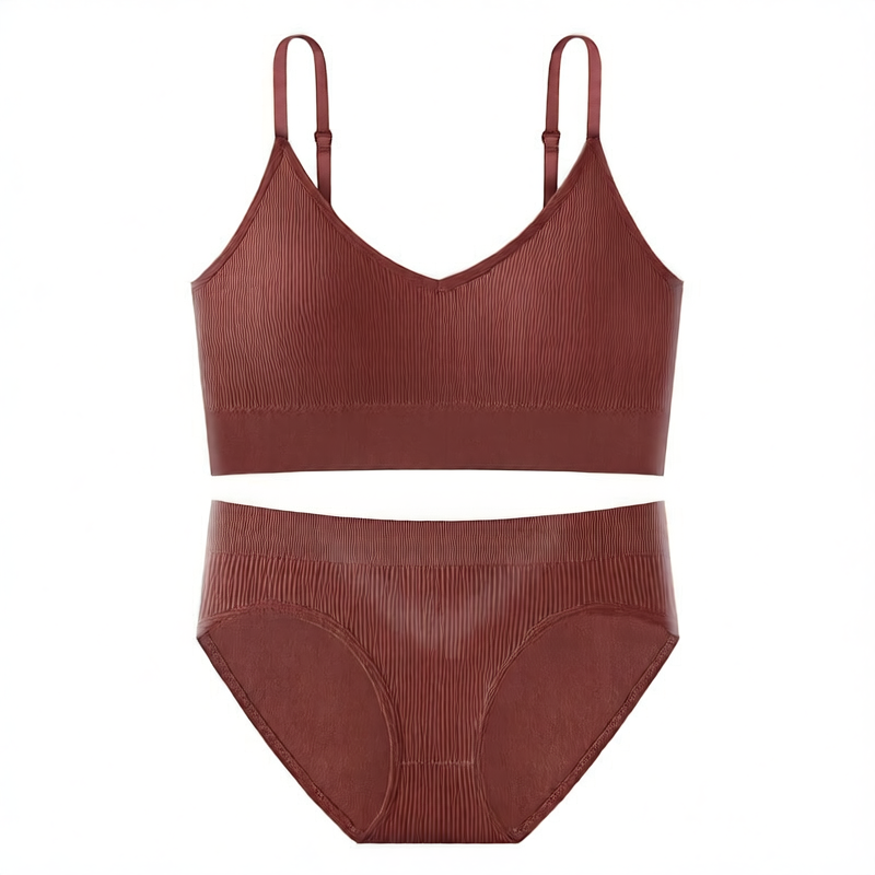Breathable Detachable Sports Bra Set ? Seamless & Traceless Yoga Underwear