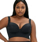 Plus-size glossy close-fitting underwear for women