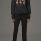 Vintage Halloween Skeleton Dancing Ballerina Long Sleeve – Bella+Canvas 3501 Retro Spooky Tee