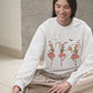 Vintage Halloween Skeleton Dancing Ballerina Long Sleeve – Bella+Canvas 3501 Retro Spooky Tee