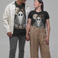 Vintage Lace Ghost Halloween T-Shirt – Spooky Cute Retro Graphic Tee